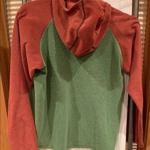 melanzana micro grid fleece hoodie